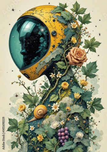 vintage floral background