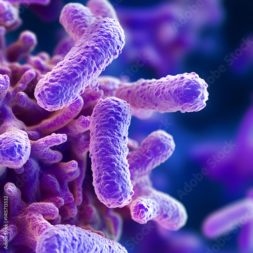 3d rendered illustration of bacteria