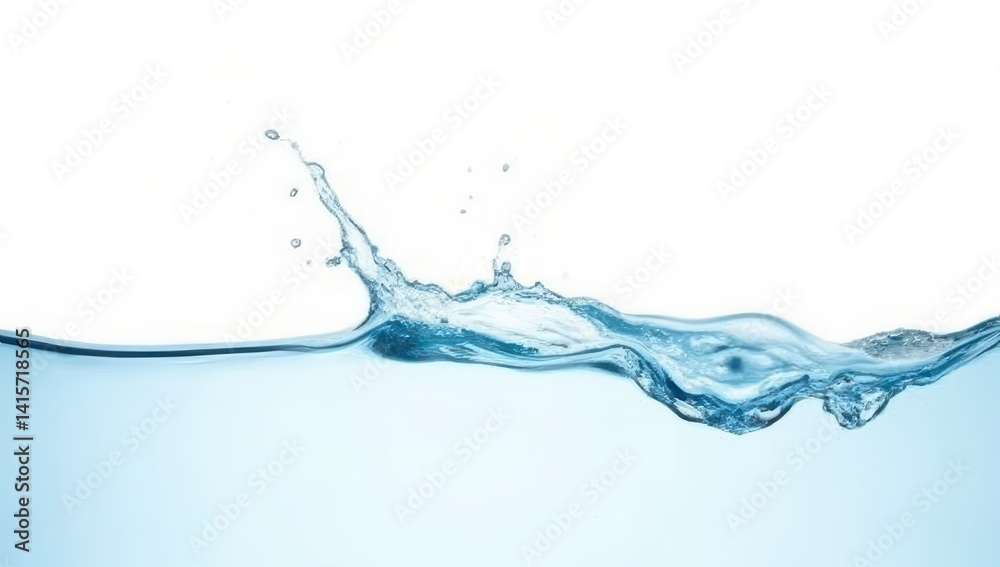 Clean Water Splash and Wave