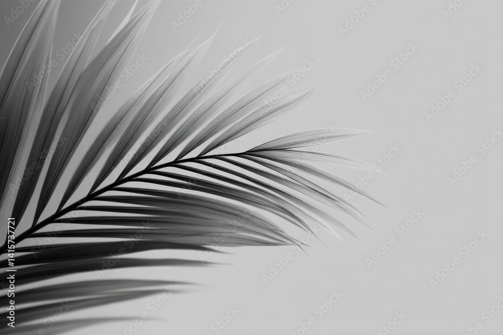 Obraz premium Close-up of palm lines against clean white/black background