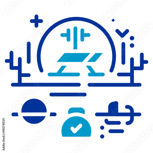 Fitness Center Icon