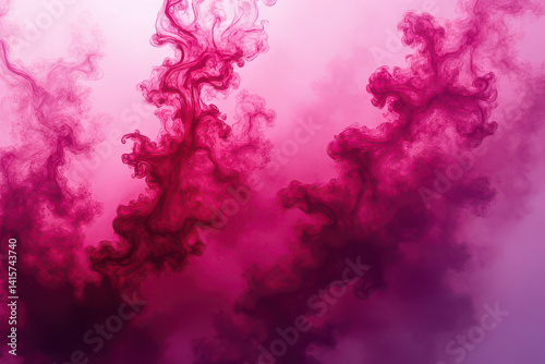 Mesmerizing Ink in Water: Close-Up Abstract Photography of Swirling Colors