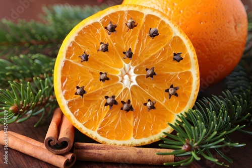 orange and cinnamon