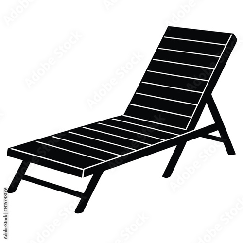 Modern Outdoor Sun Lounger for Patio  
