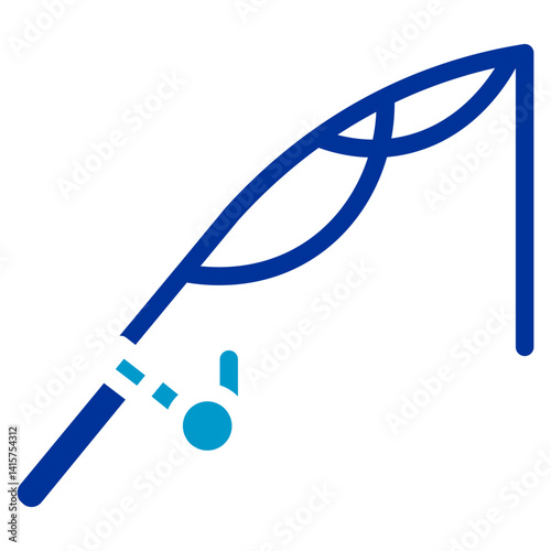 Fishing Rod Vector Icon