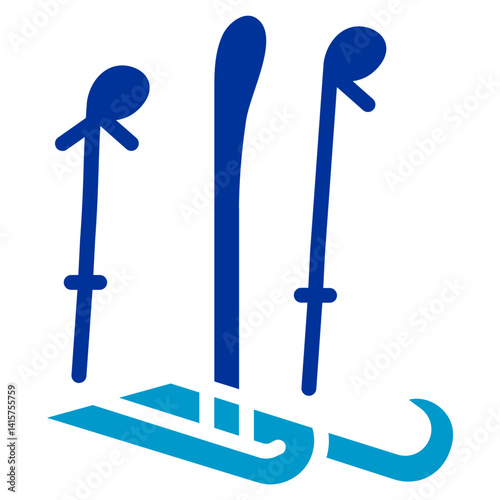 Skis Icon