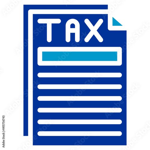 Tax Filing Vector Icon