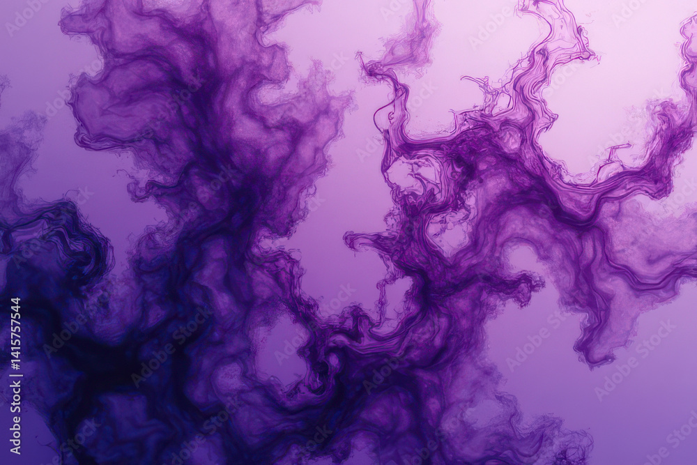 Fototapeta premium Mesmerizing Ink in Water: Swirling Colors Create Dreamlike Patterns