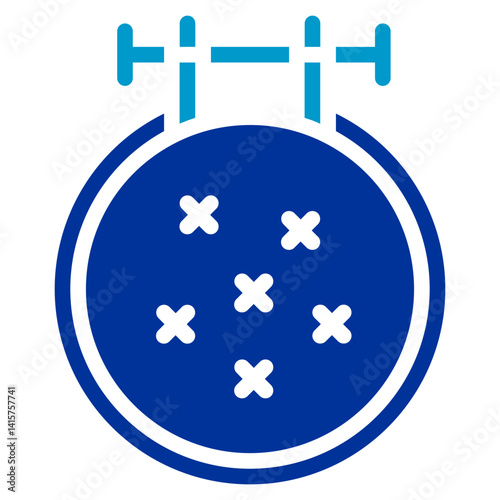 Embroidery Hoop Vector Icon