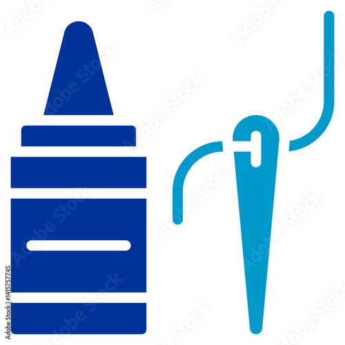 Fabric Glue Vector Icon