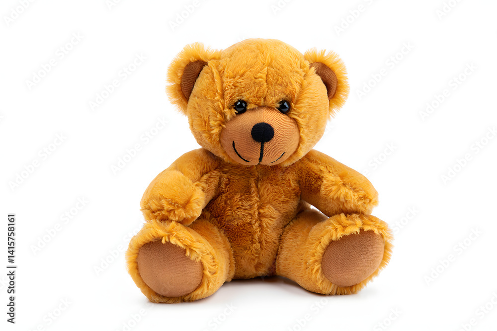 teddy bear isolated on white