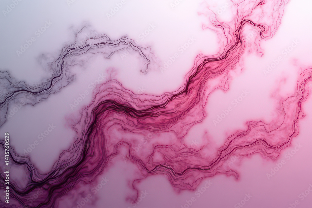 Fototapeta premium Mesmerizing Ink in Water: Swirling Colors Create Dreamlike Patterns