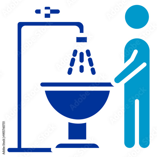 Eye Wash Station Icon