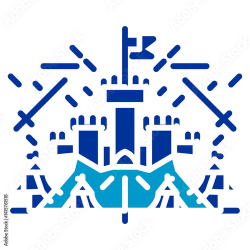 Medieval Battlefield Icon