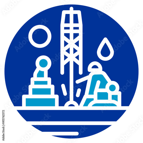 Well Cementing Icon