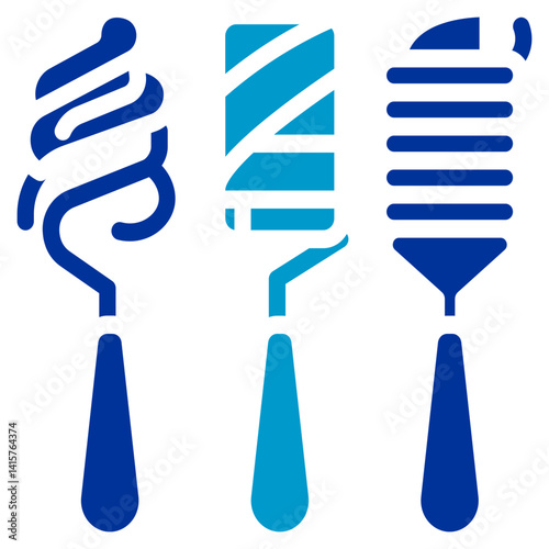 Hair Roller Set Icon