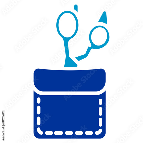 Hair Scissors Holster Icon