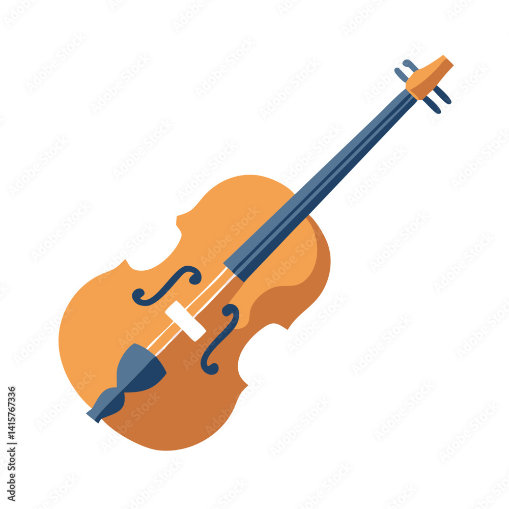 Fototapeta premium Creative Cello Icon Design