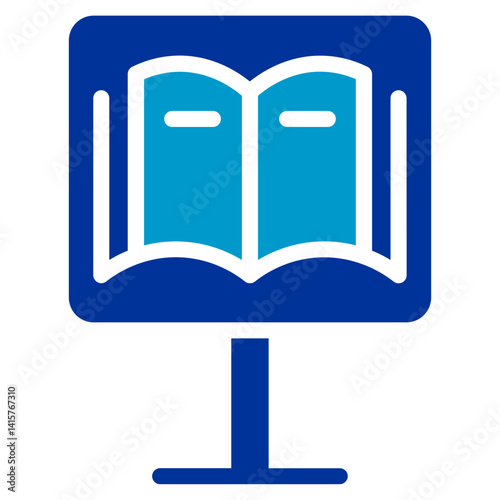 Library Sign Icon