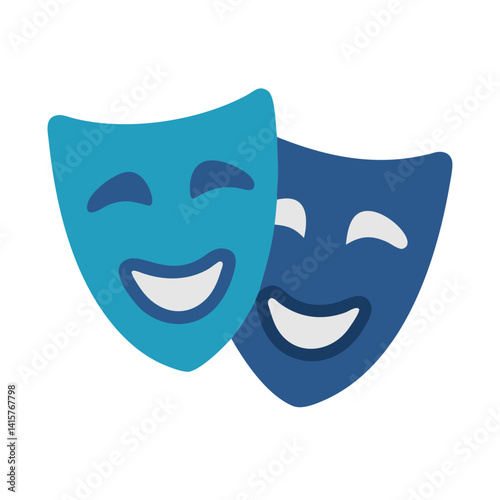  Stylish Comedy Mask Icon