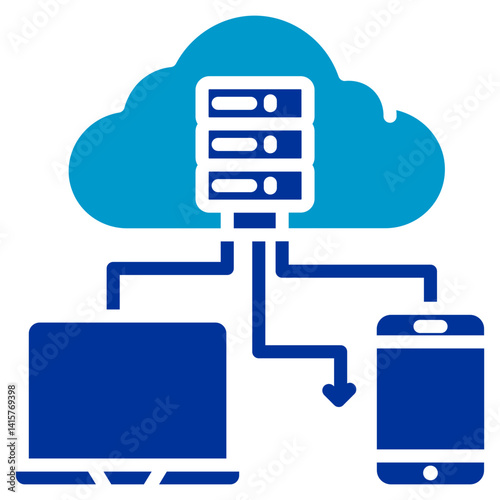 Cloud Computing Platform Icon