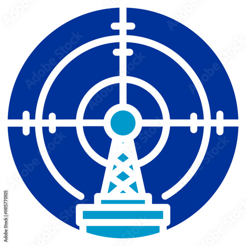 Air Traffic Radar Icon