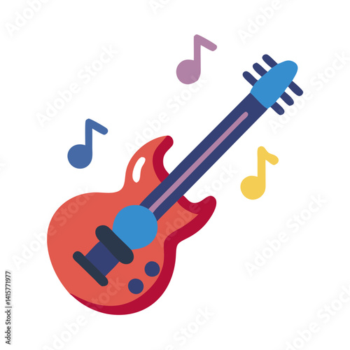  Creative Guitar Solo Icon Design