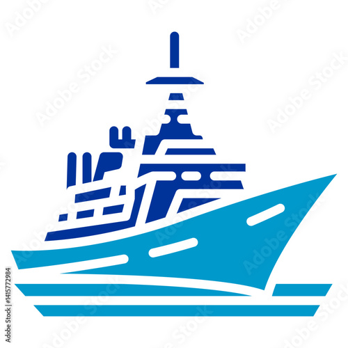 Naval Destroyer Icon