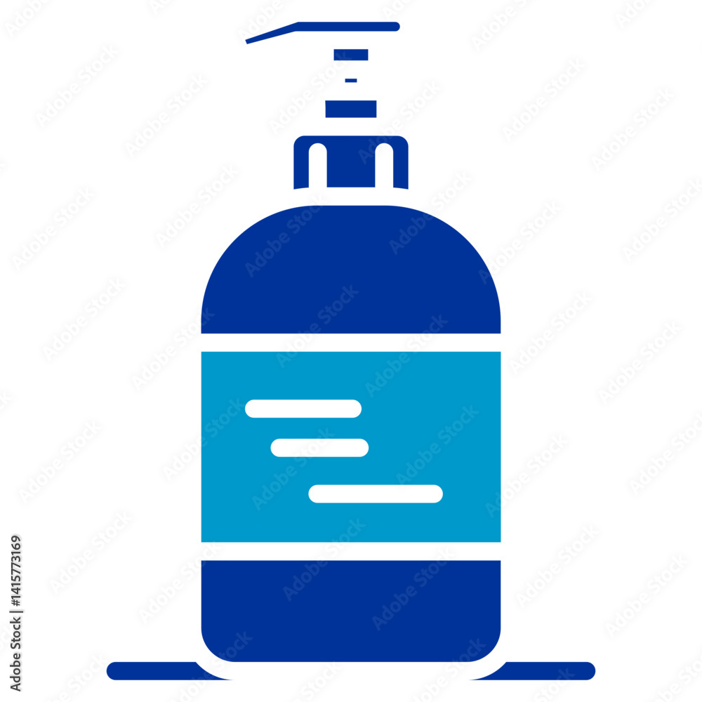 Fototapeta premium Body Lotion Vector Icon