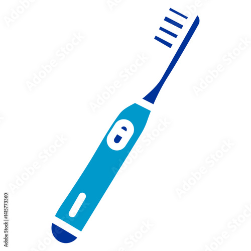 Electric Toothbrush Vector Icon