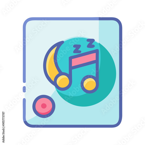  Stylish Lullaby Music Vector Illustration