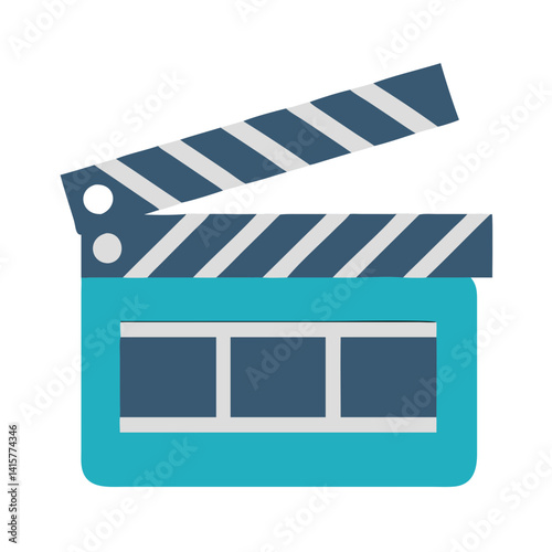  Clapperboard Icon for Movie Production