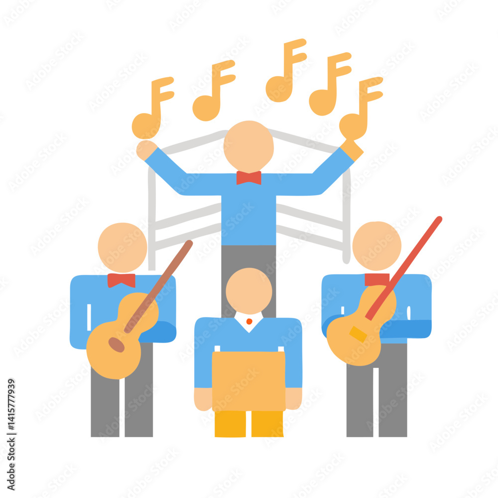 Obraz premium Icon for Orchestra Groups