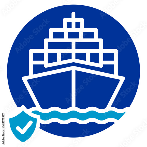 Cargo Insurance Vector Icon