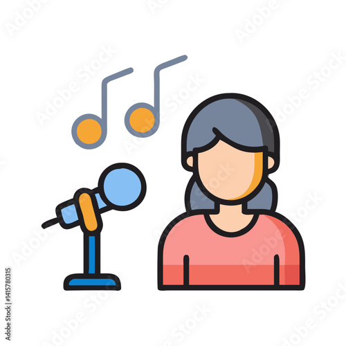  Singing Audition Icon for Competitions