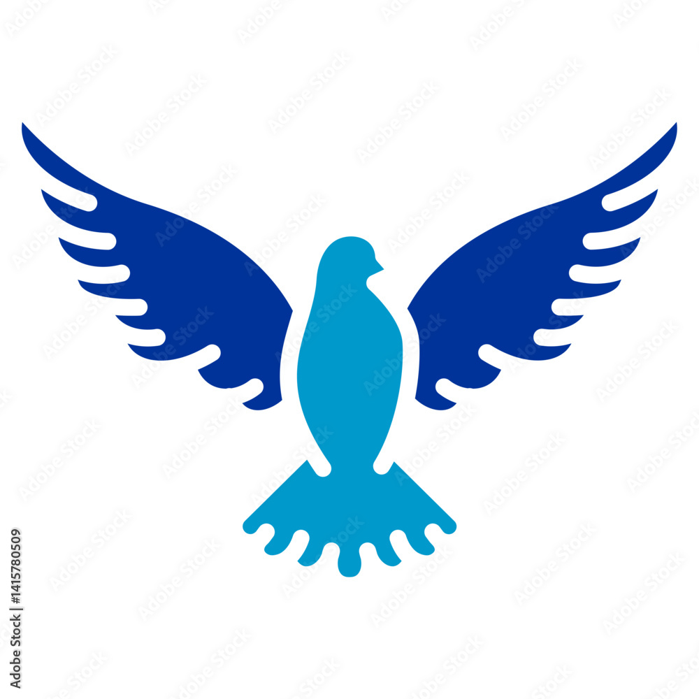 Fototapeta premium Dove Release Vector Icon