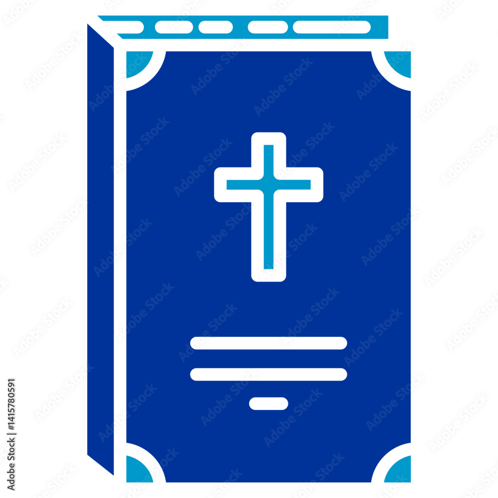 Obraz premium Funeral Program Vector Icon
