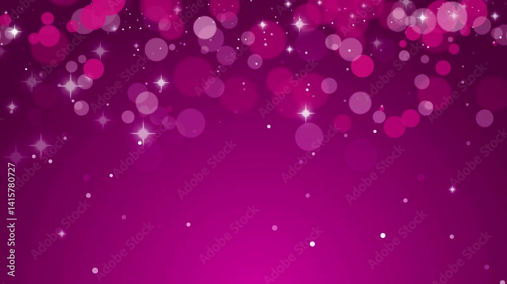 abstract pink bokeh light design motion wave texture background stars
