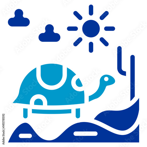 Desert Tortoise Vector Icon