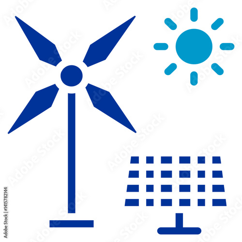 Energy Independence Vector Icon