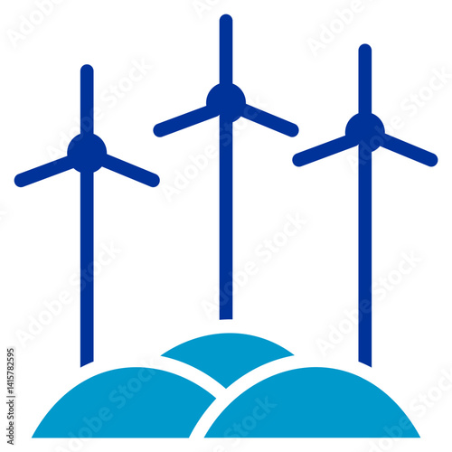 Wind Farm Vector Icon