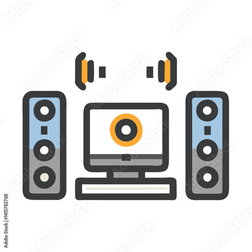   Icon for Surround Sound Home Theaters