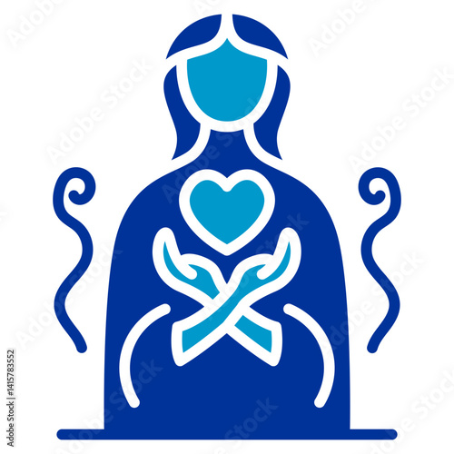 Healer Role Vector Icon