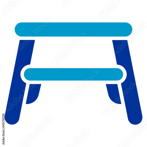 Baby Step Stool Vector Icon