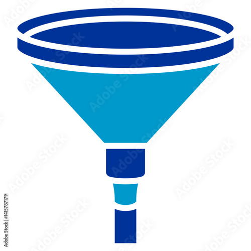 Data Filtering Vector Icon