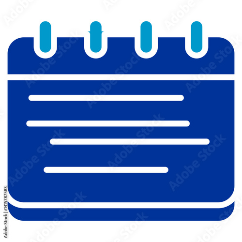 Academic Calendar Vector Icon
