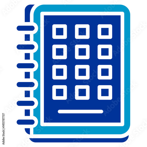 Digital Notebook Vector Icon