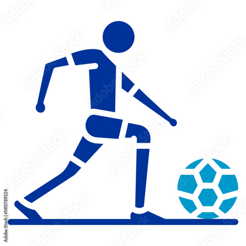Soccer Warm Up Vector Icon