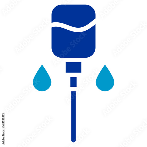 IV Drip Vector Icon