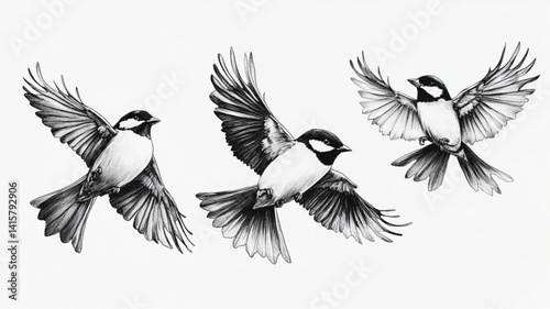 vector illustration of a bird